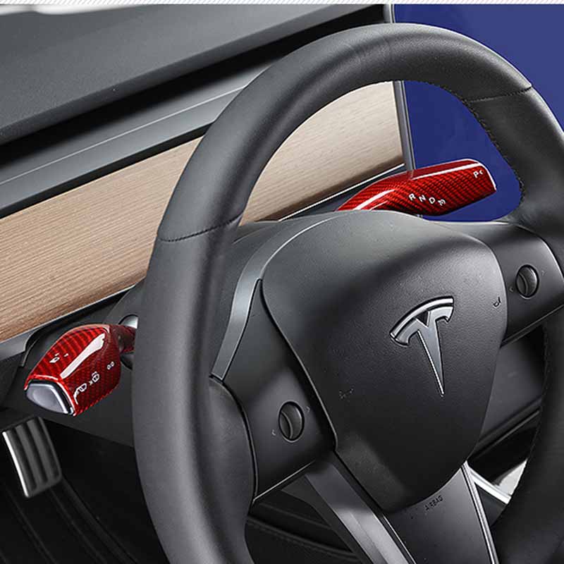 TAPTES Gear Lever Protection Case for 2021 2022 2023 Tesla Model 3 Model Y