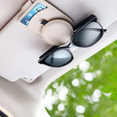 TAPTES® Glasses Clip & Key Card Holder for Tesla  Model S Model 3 Model X Model Y