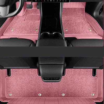 TAPTES® Leather Floor Mats for 2021 Tesla Model 3/Y , Set of 3