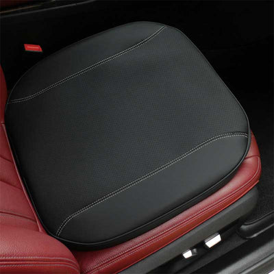 TAPTES® Leather Memory Foam Heightened Seat Cushion for Tesla Model S/X/3/Y/Cybertruck/Model 3 Highland/Model Y Juniper