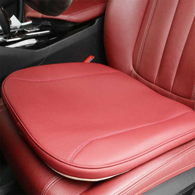 TAPTES® Leather Memory Foam Heightened Seat Cushion for Tesla Model S/X/3/Y/Cybertruck/Model 3 Highland/Model Y Juniper