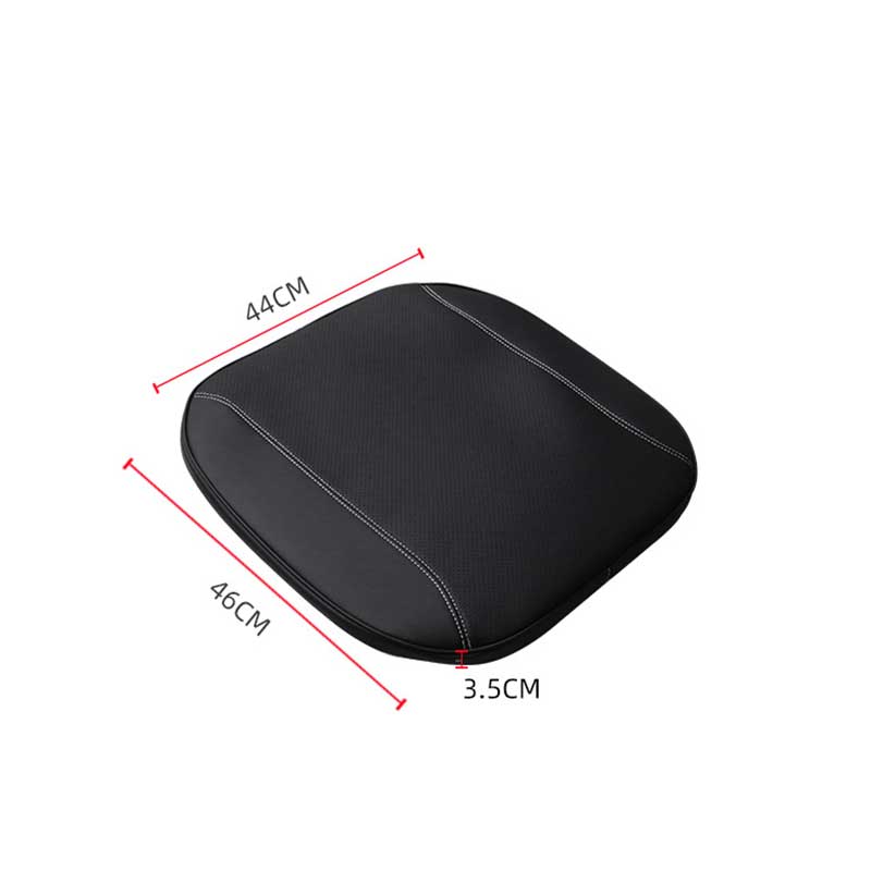 TAPTES® Leather Memory Foam Heightened Seat Cushion for Tesla Model S/X/3/Y/Cybertruck/Model 3 Highland/Model Y Juniper