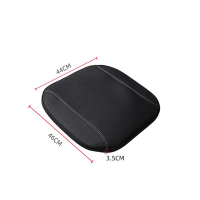 TAPTES® Leather Memory Foam Heightened Seat Cushion for Tesla Model S/X/3/Y/Cybertruck/Model 3 Highland/Model Y Juniper