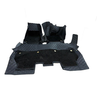 TAPTES Leather and Carpet Floor Mats for Tesla Model Y 5 Seaters