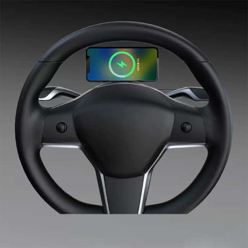 TAPTES Magnetic Suction Fast Charging Mobile Phone Mount for Model 3 Model Y