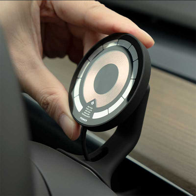 TAPTES Magnetic Suction Fast Charging Mobile Phone Mount for Model 3 Model Y