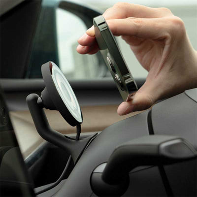 TAPTES Magnetic Suction Fast Charging Mobile Phone Mount for Model 3 Model Y