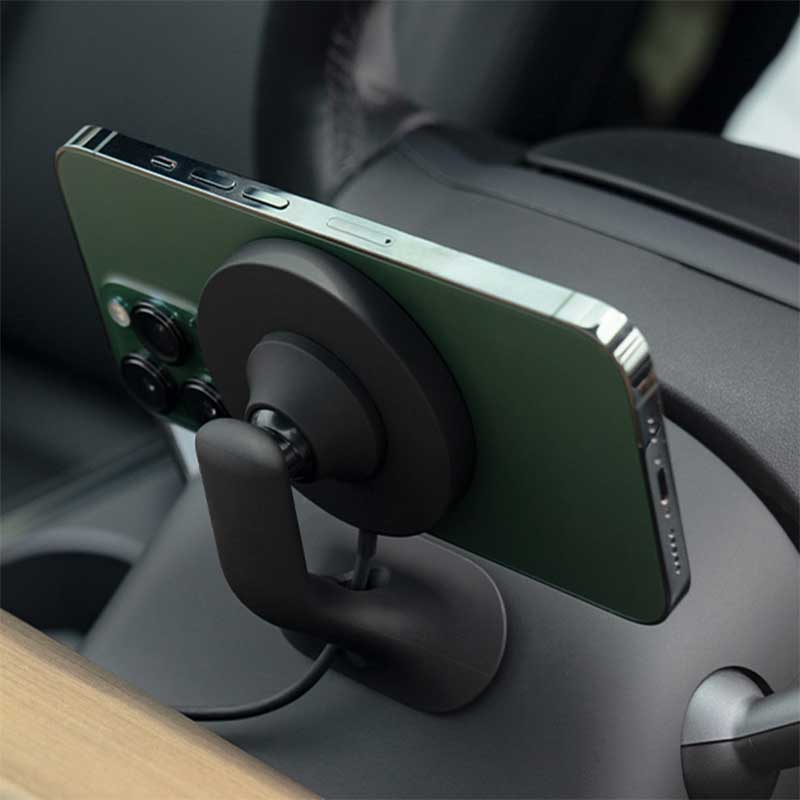 TAPTES Magnetic Suction Fast Charging Mobile Phone Mount for Model 3 Model Y