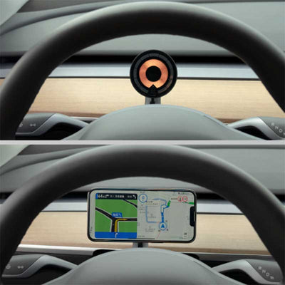 TAPTES Magnetic Suction Fast Charging Mobile Phone Mount for Model 3 Model Y
