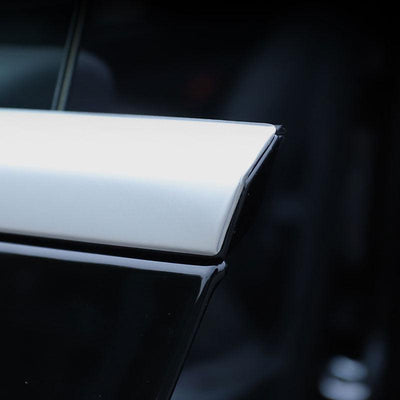 TAPTES Chrome Steel Window Molding Trim Decoration Strips for Tesla Model Y 2020-2023