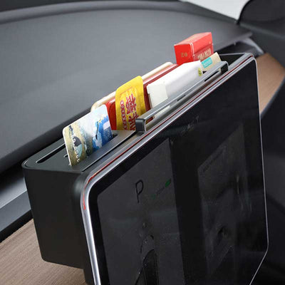 TAPTES Multifunctional Organizer for Tesla Model 3 / Y,  Rear Navigation Screen Storage Box
