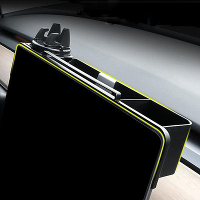 TAPTES Multifunctional Organizer for Tesla Model 3 / Y,  Rear Navigation Screen Storage Box