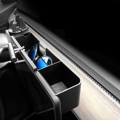 TAPTES Multifunctional Organizer for Tesla Model 3 / Y,  Rear Navigation Screen Storage Box