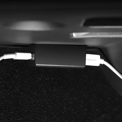 TAPTES OBD Port Charger Converter for Tesla Model 3 /X / Y, 3.5A Fast Charging Converter with Two Port