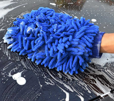 TAPTES Car Wash Glove soft Microfiber Coral Velvet for Model 3/Y/S/X