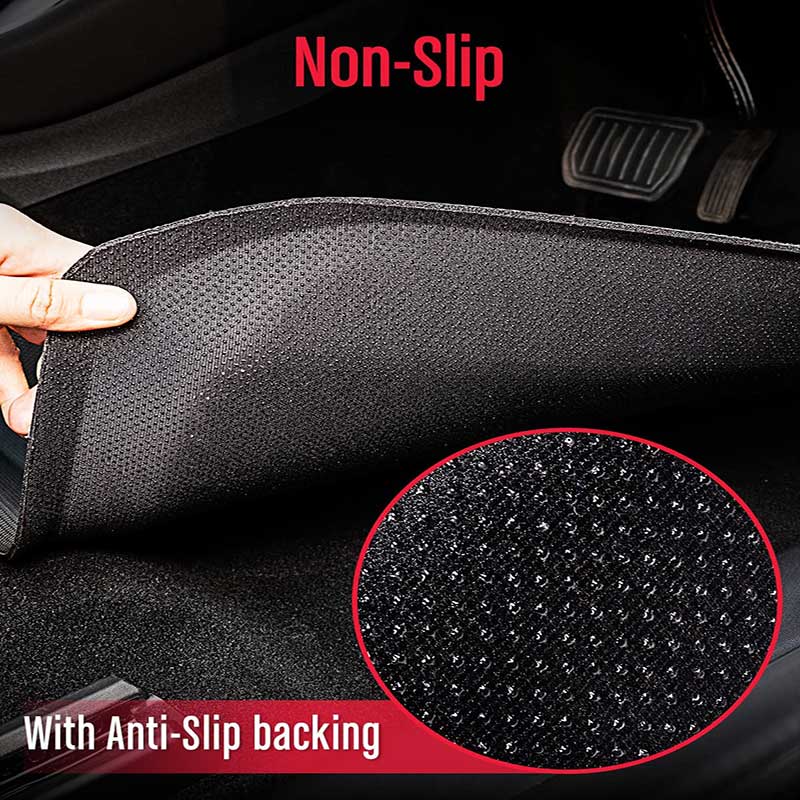 TAPTES All Weather Floor Mats for RHD Tesla Model Y , Floor Liners for RHD Tesla Model Y 2021-2024