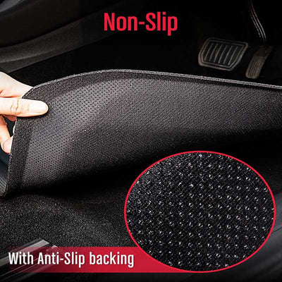TAPTES All Weather Floor Mats for RHD Tesla Model Y , Floor Liners for RHD Tesla Model Y 2021-2024
