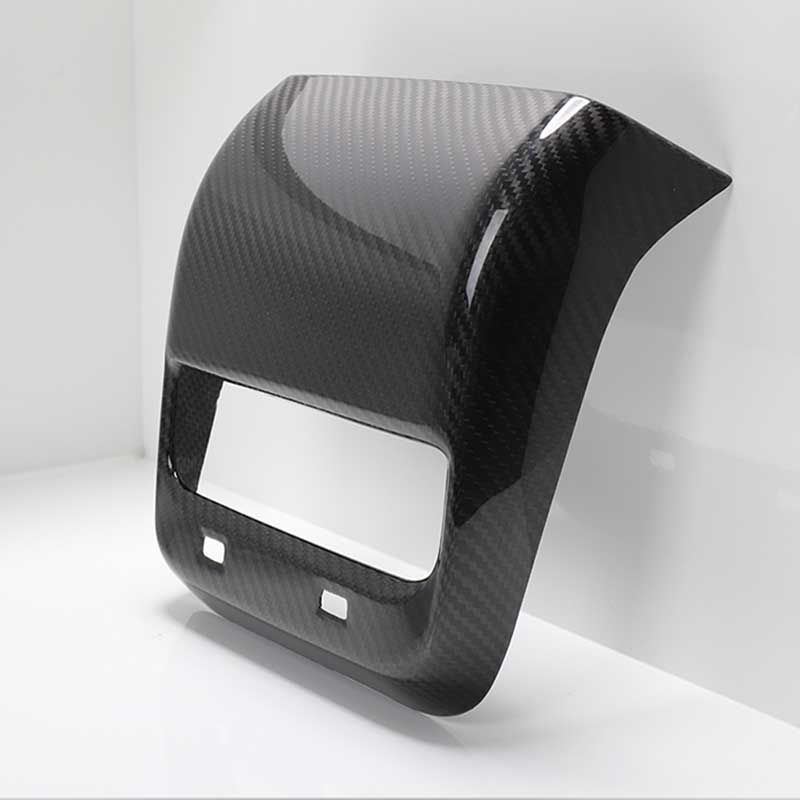 TAPTES Rear Air Vent Carbon Fiber Style Frame Cover for Tesla Model 3