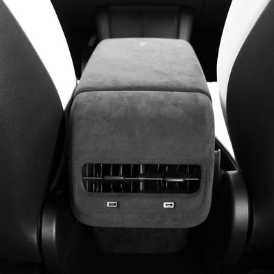 TAPTES® Rear Air Vent Cover for Tesla Model 3 Model Y, Alcantara Rear Air Vent Cover