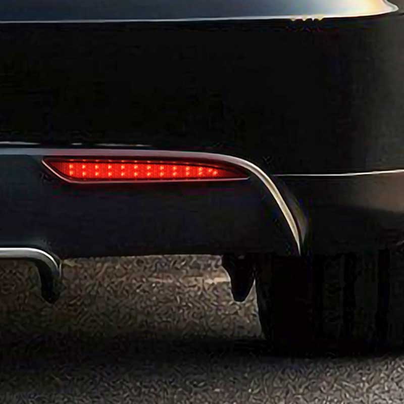 TAPTES Rear Bumper Reflector Brake Light for Tesla Model 3