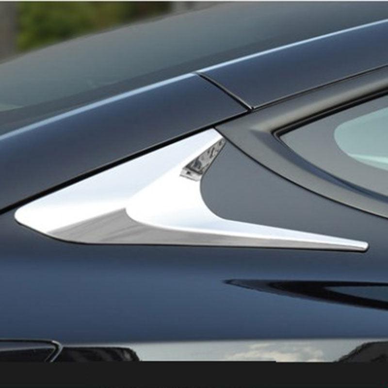 TAPTES Rear Window Triangle Shutters for Tesla Model 3, C-pillar Boomerang Decoration Cover