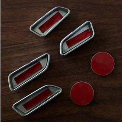 TAPTES Seat Adjustment Switch Button Protector for Tesla Model 3 / Y, Set of 6