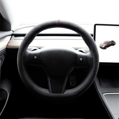 TAPTES® Steering Wheel Covers for Tesla Model 3 Model Y, Steering Wheel Protector