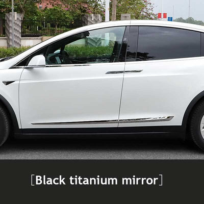 TAPTES Model X Anti-Scratch Anti-Collision Stainless Steel Strip Car Door Edge Guard Protector