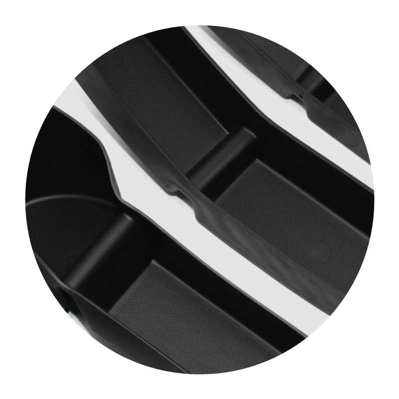 TAPTES® Door Side Storage Box for Tesla Model Y Model 3 2021-2025, Door Side TPE Storage Tray Organizer