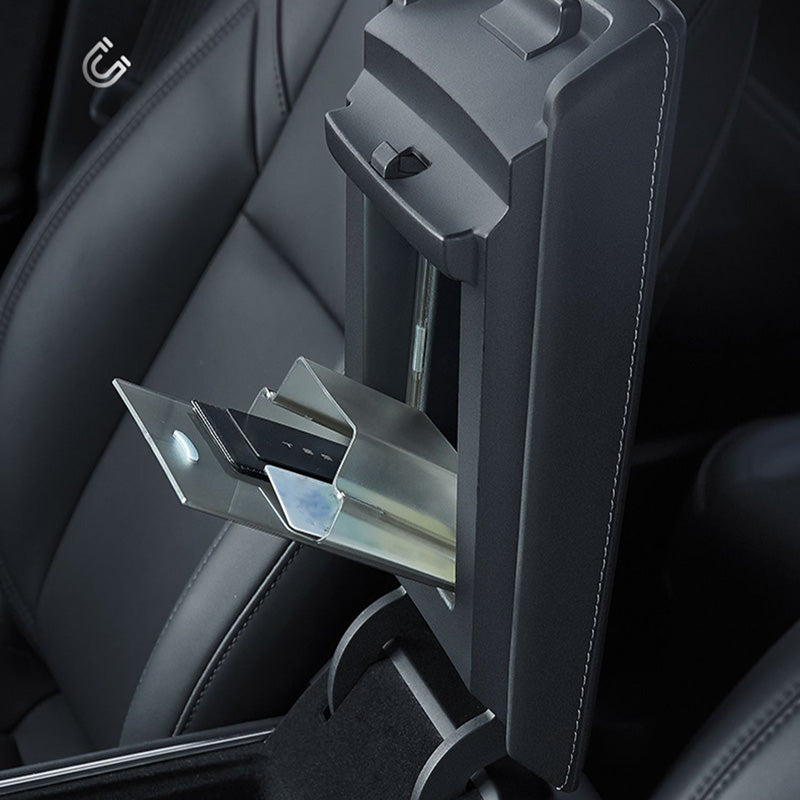 TAPTES Tesla Central Control Hidden Armrest Magnetic Storage Box for Model Y Model 3