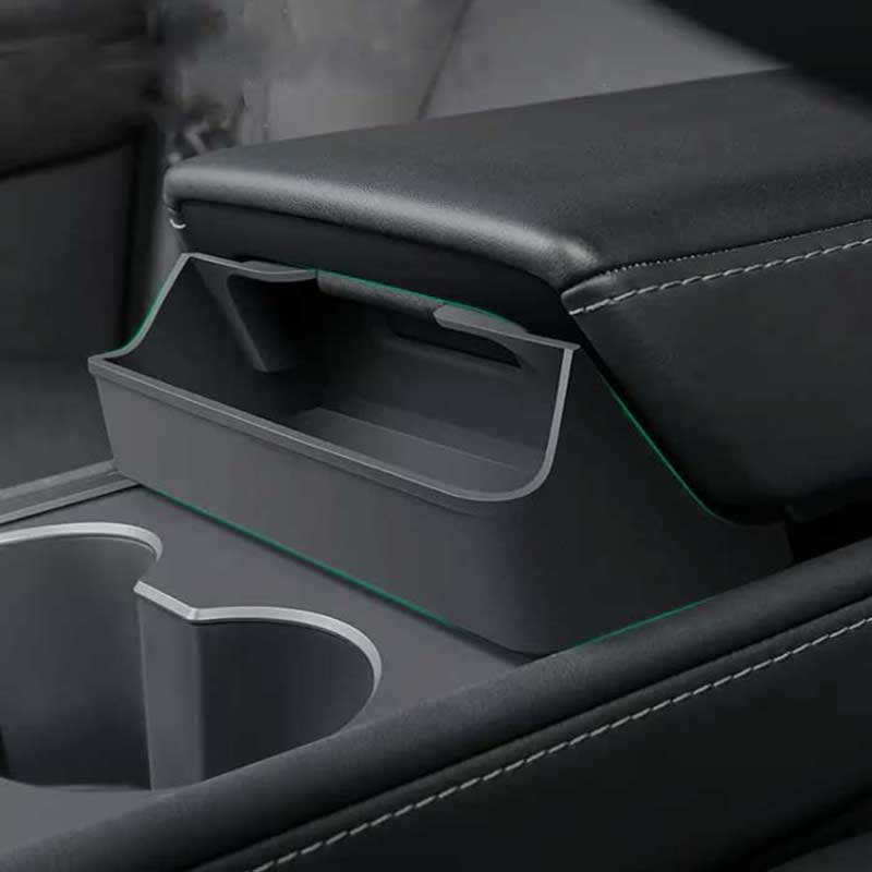 TAPTES Central Control Armrest Silicone Glasses Storage Box for Model 3 Model Y