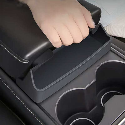 TAPTES Central Control Armrest Silicone Glasses Storage Box for Model 3 Model Y