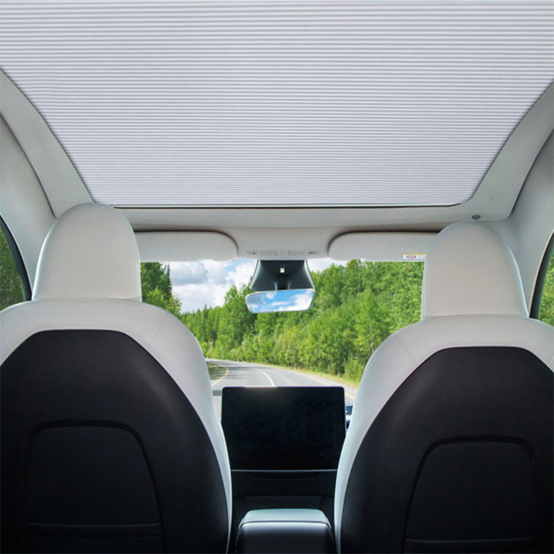 TAPTES Tesla Electric Automatic Retractable Roof Sunshade for Model Y, Smart Remote Control Sunshade