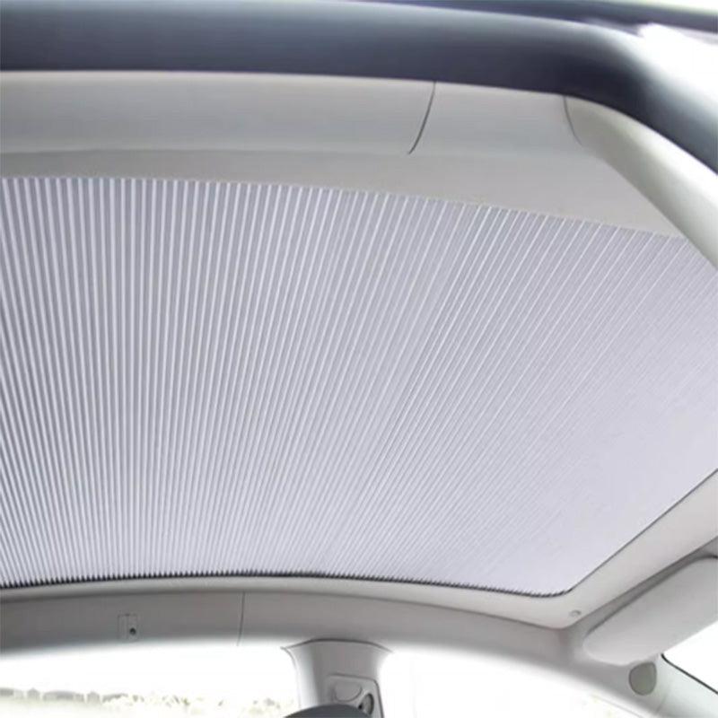 TAPTES Electric Automatic Retractable Roof Sunshade for Model Y, Smart Remote Control Sunshade