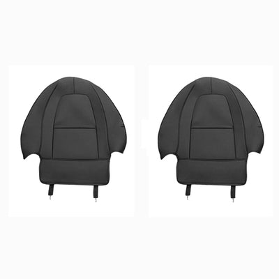 TAPTES Leather Seat Back Anti Kick Protector for Model Y Model 3 2017-2022 2023 2024, Set of 2