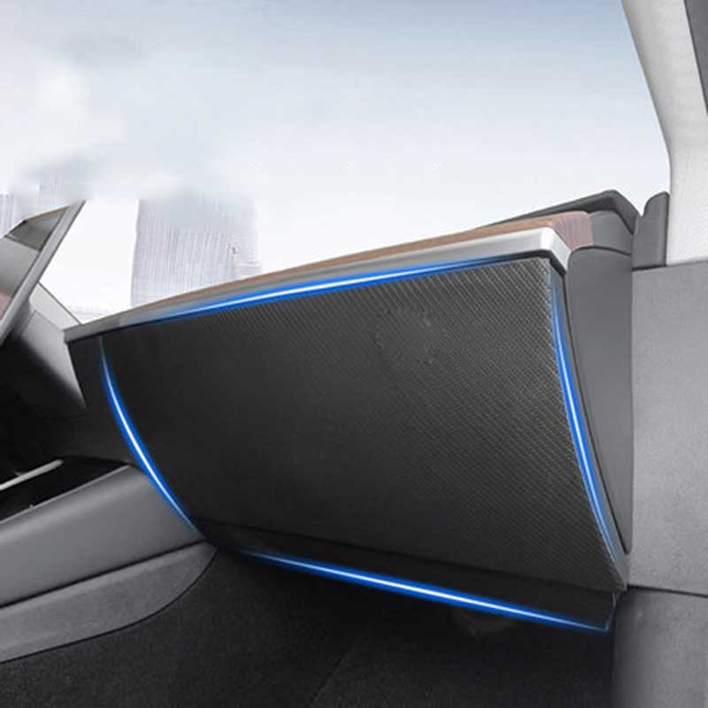 TAPTES® Co-Pilot Glove Box Anti-Kick Pad Protection Sticker for Tesla Model 3 2018-2025