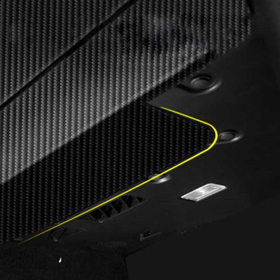 TAPTES® Co-Pilot Glove Box Anti-Kick Pad Protection Sticker for Tesla Model 3 2018-2025