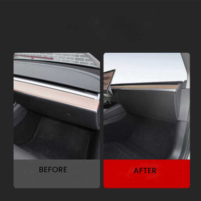 TAPTES® Co-Pilot Glove Box Anti-Kick Pad Protection Sticker for Tesla Model 3 2018-2025