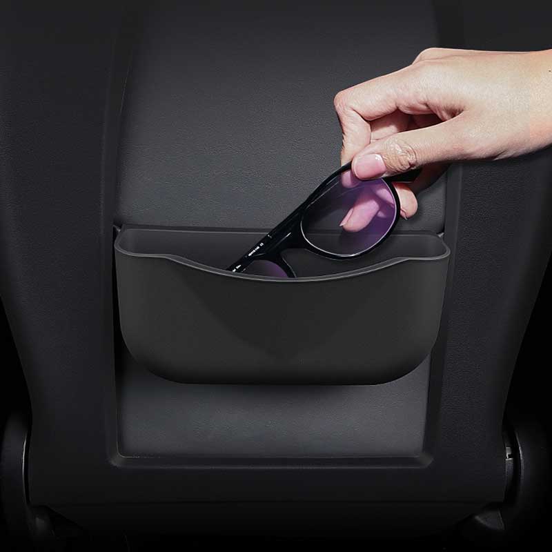 TAPTES Tesla Model 3 Model Y Seat Rear Storage Box Garbage Can Storage Organizer
