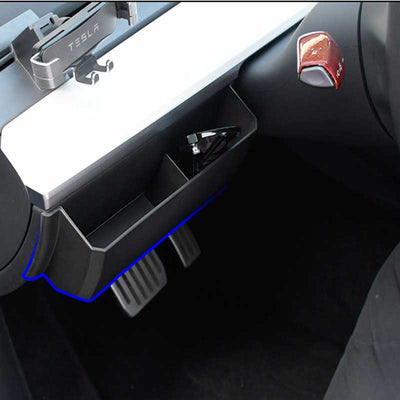 TAPTES Tesla Model 3 Model Y Under The Steering Wheel Storage Box Car Glasses Case
