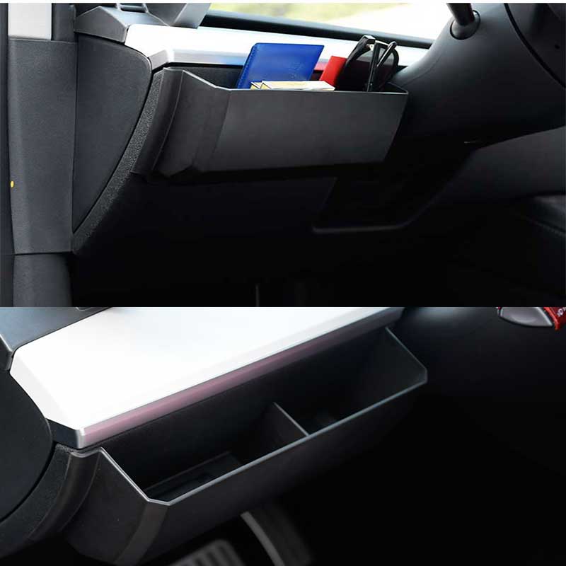 TAPTES Tesla Model 3 Model Y Under The Steering Wheel Storage Box Car Glasses Case