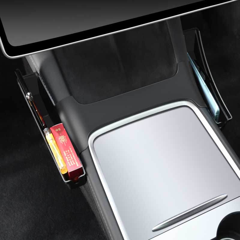 TAPTES Tesla Model 3/Y Central Control Storage Organizer Side Mobile Phone Box