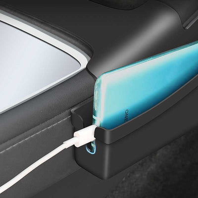 TAPTES Tesla Model 3/Y Central Control Storage Organizer Side Mobile Phone Box