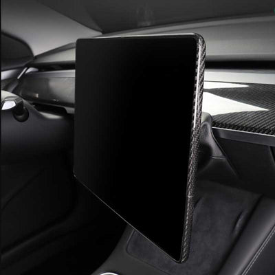 TAPTES® Genuine Carbon Fiber Center Control Screen Back Cover for Tesla Model 3/Y 2018-2025
