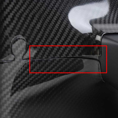 TAPTES® Genuine Carbon Fiber Center Control Screen Back Cover for Tesla Model 3/Y 2018-2025