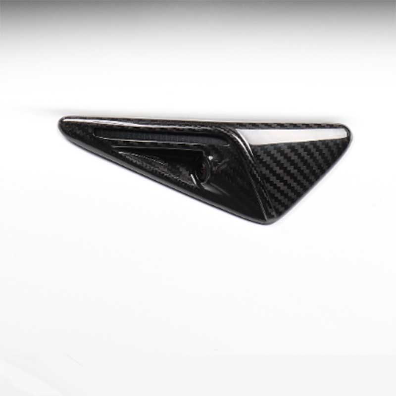 TAPTES Carbon Fiber Side Camera Protection Cover for Tesla Model 3 Y S X , Set of 2