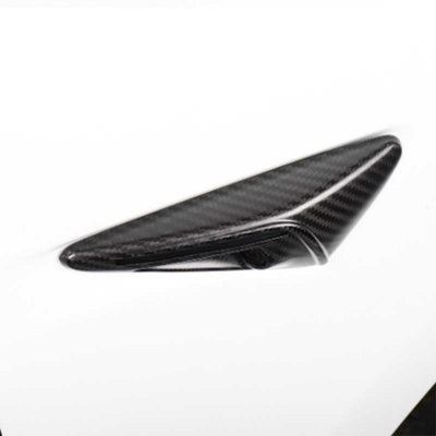 TAPTES Tesla Model 3 Y S X Carbon Fiber Side Camera Protection Cover, Set of 2