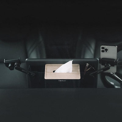 TAPTES® Tesla Model 3 Model Y Screen Back Storage Organizer with Cell Phone Mount