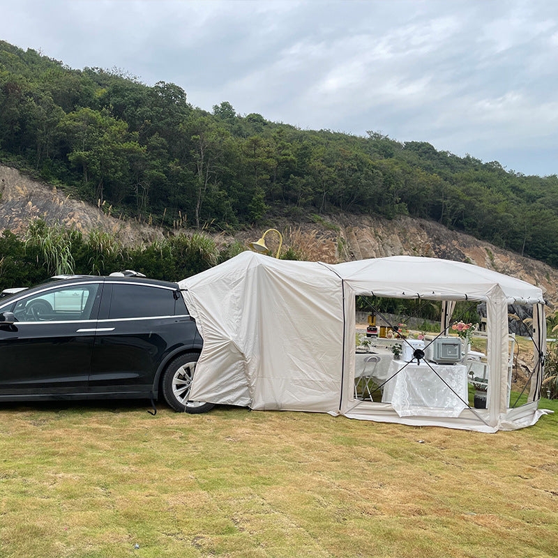 TAPTES Camping Tent Tail Sunshade  Pergola for Model X 2016-2025