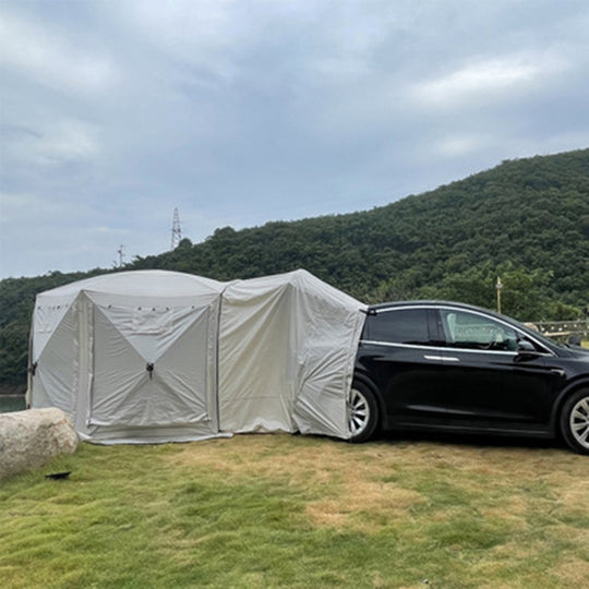 tesla roof top tent TAPTES Camping Tent Tail Sunshade Pergola for Model X 2016-2025 – TAPTES  -1000+ Accessories for Tesla